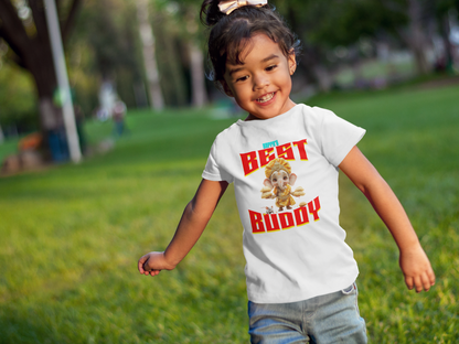 Bappa's Best Buddy Ganesh Chaturthi Girl's T Shirts