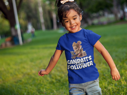 Ganpati's Cutest Follower Ganesh Chaturthi Girl's T Shirts