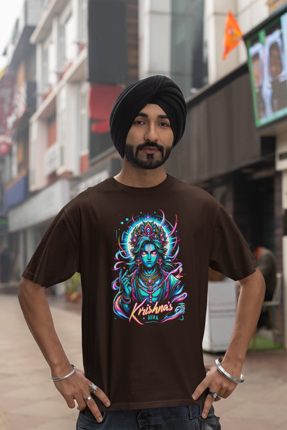 Krishna's Aura Janmashtami Men's T Shirts