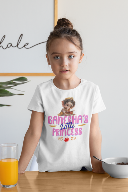 Ganesha's Little Princess Ganesh Chaturthi Girl's T Shirts