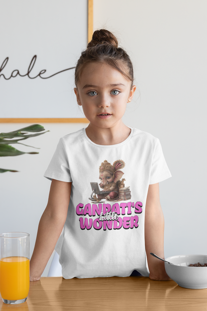 Ganesha's Little Wonder Ganesh Chaturthi Girl's T Shirts