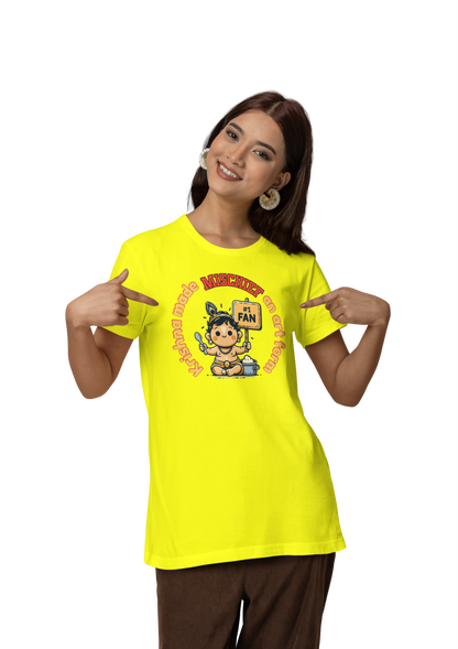 Krishna Made Mischief An Art Form Janmashtami Women T Shirts