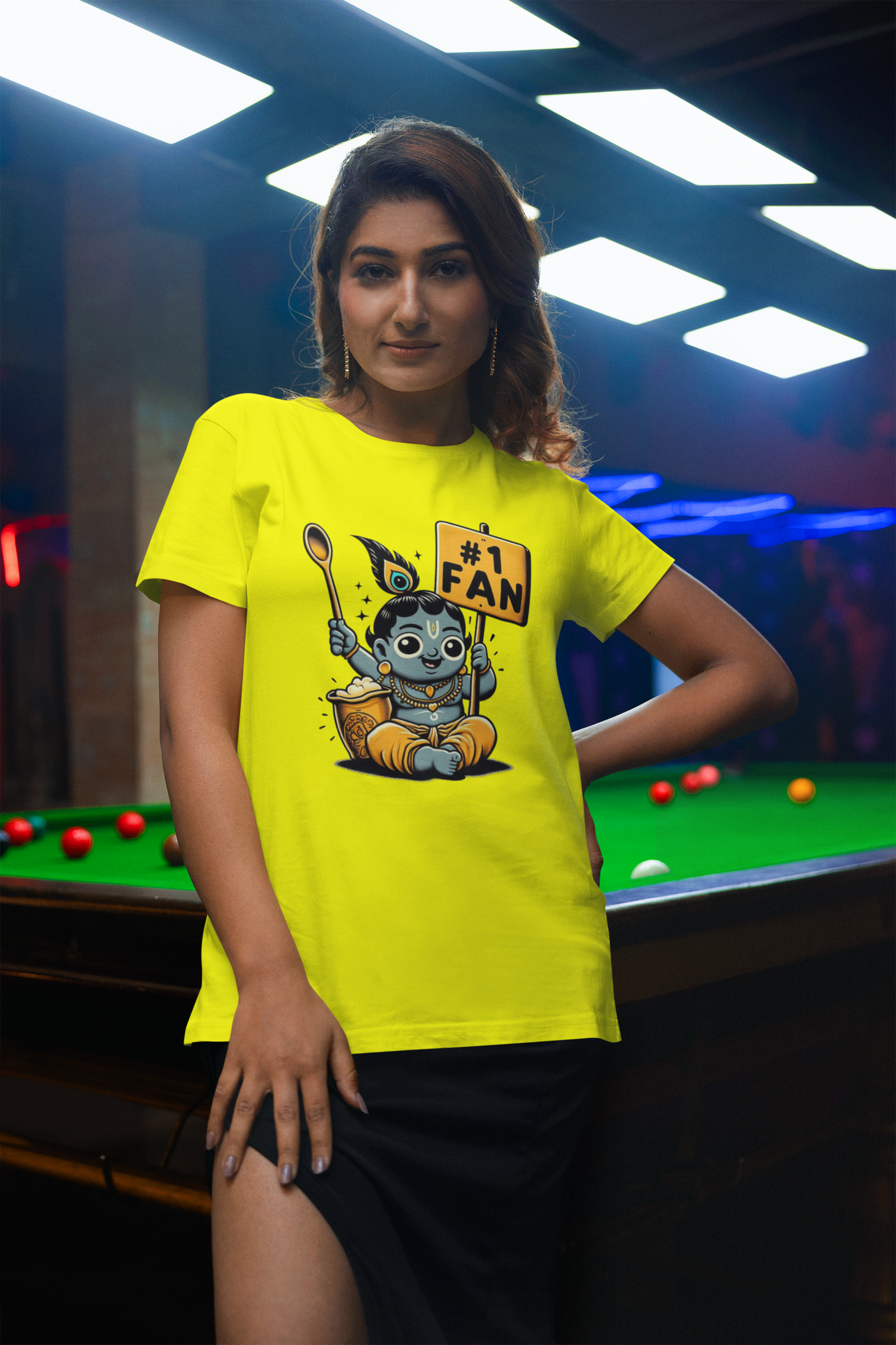 # 1 Fan Janmashtami Women T Shirts