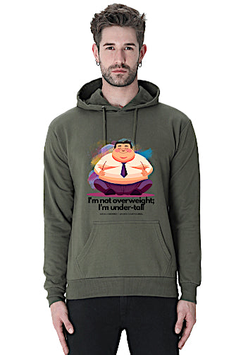 Hoodie Sweatshirt - I am not overweight