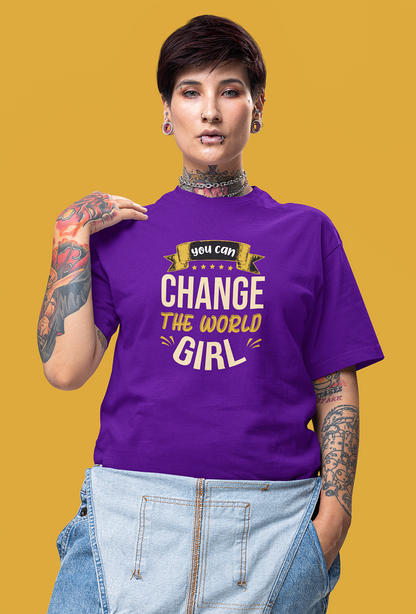 Change The World T Shirts For Women