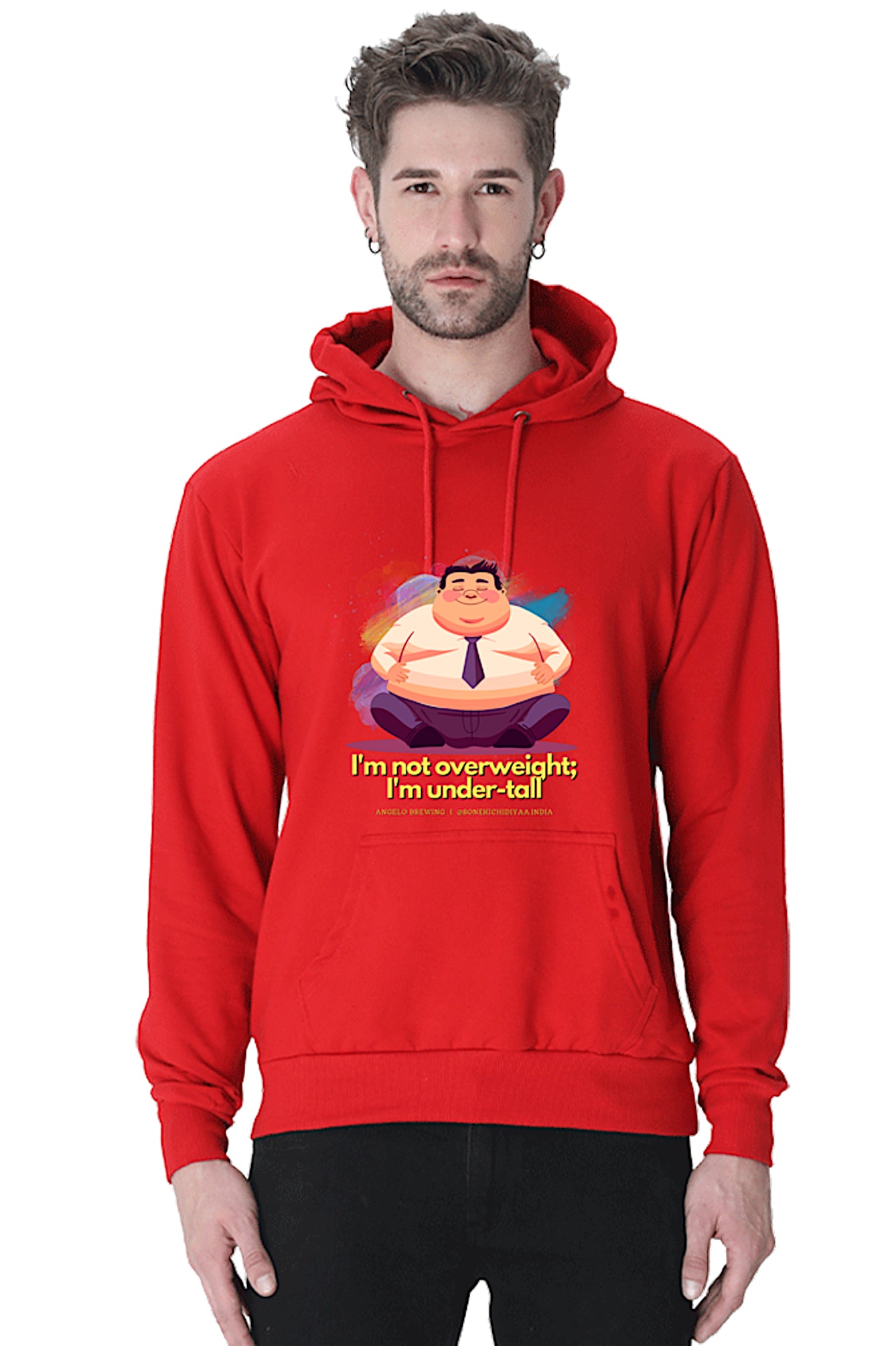 Hoodie Sweatshirt - I am not Overweight