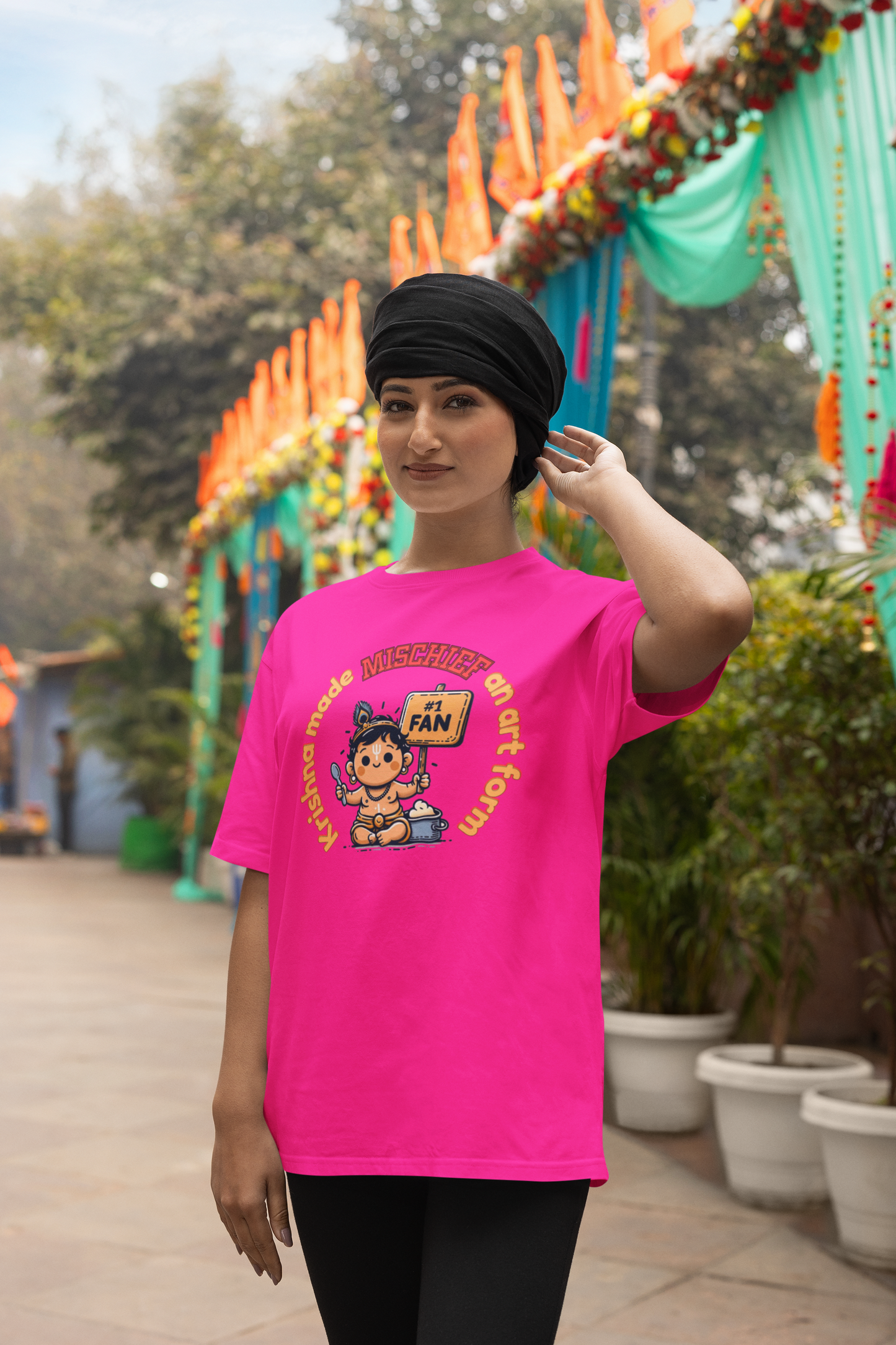 Krishna Made Mischief An Art Form Janmashtami Women T Shirts