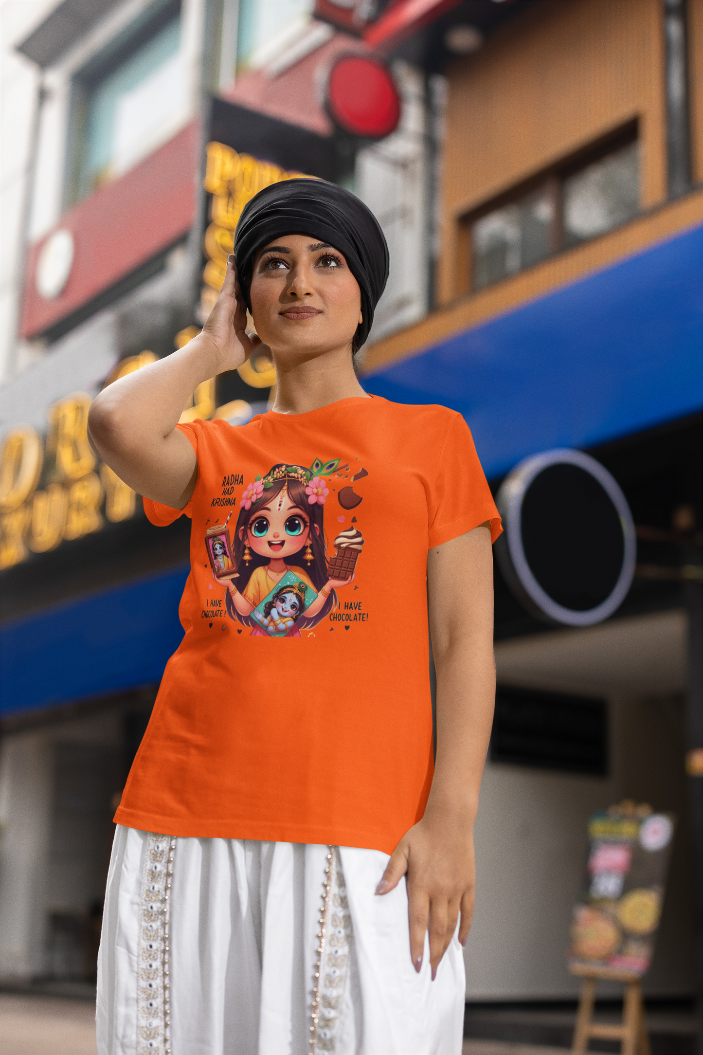 Radha Had Krishna Janmashtami Women T Shirts