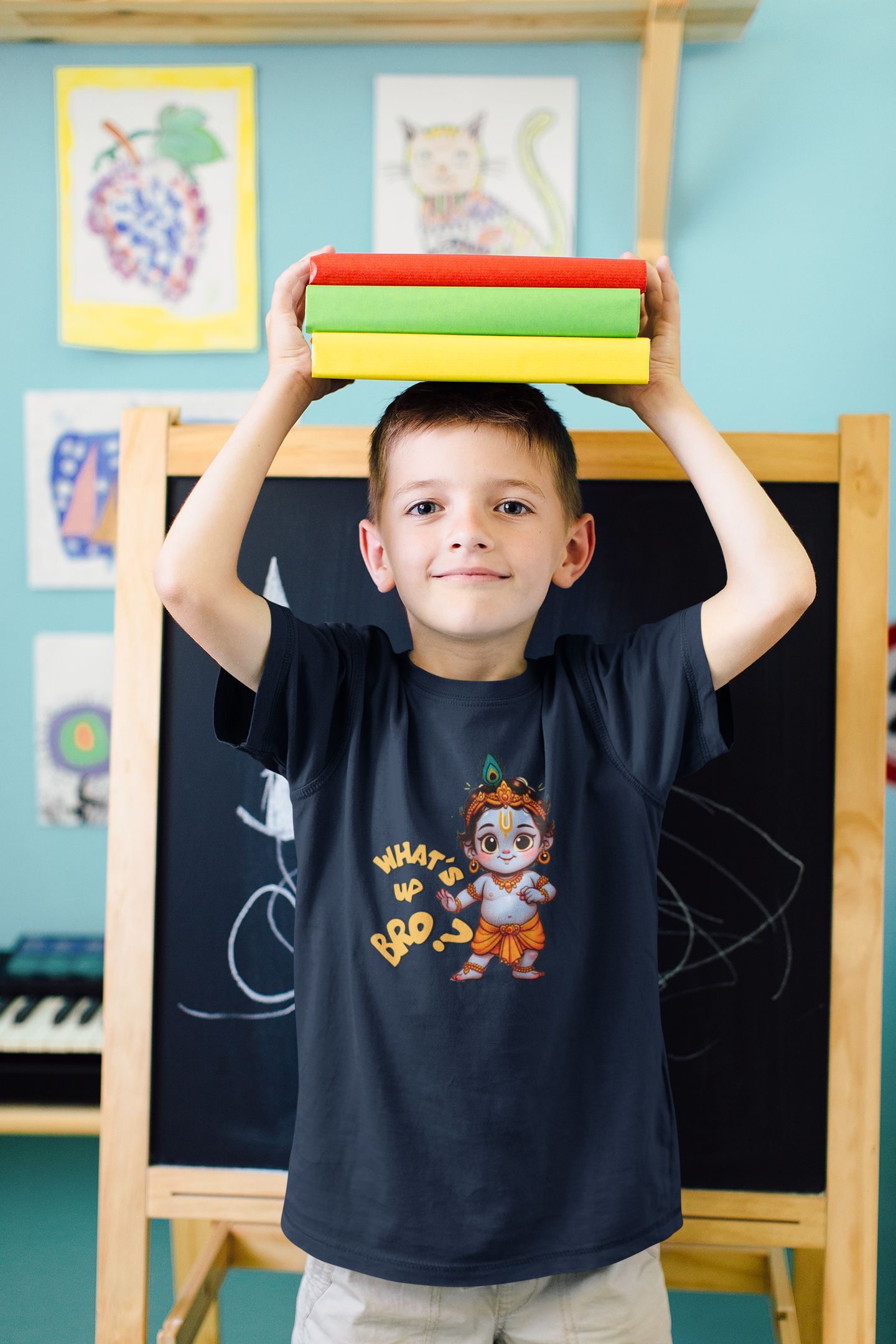 Whats Up Bro? Janmashtami Boy's T Shirts