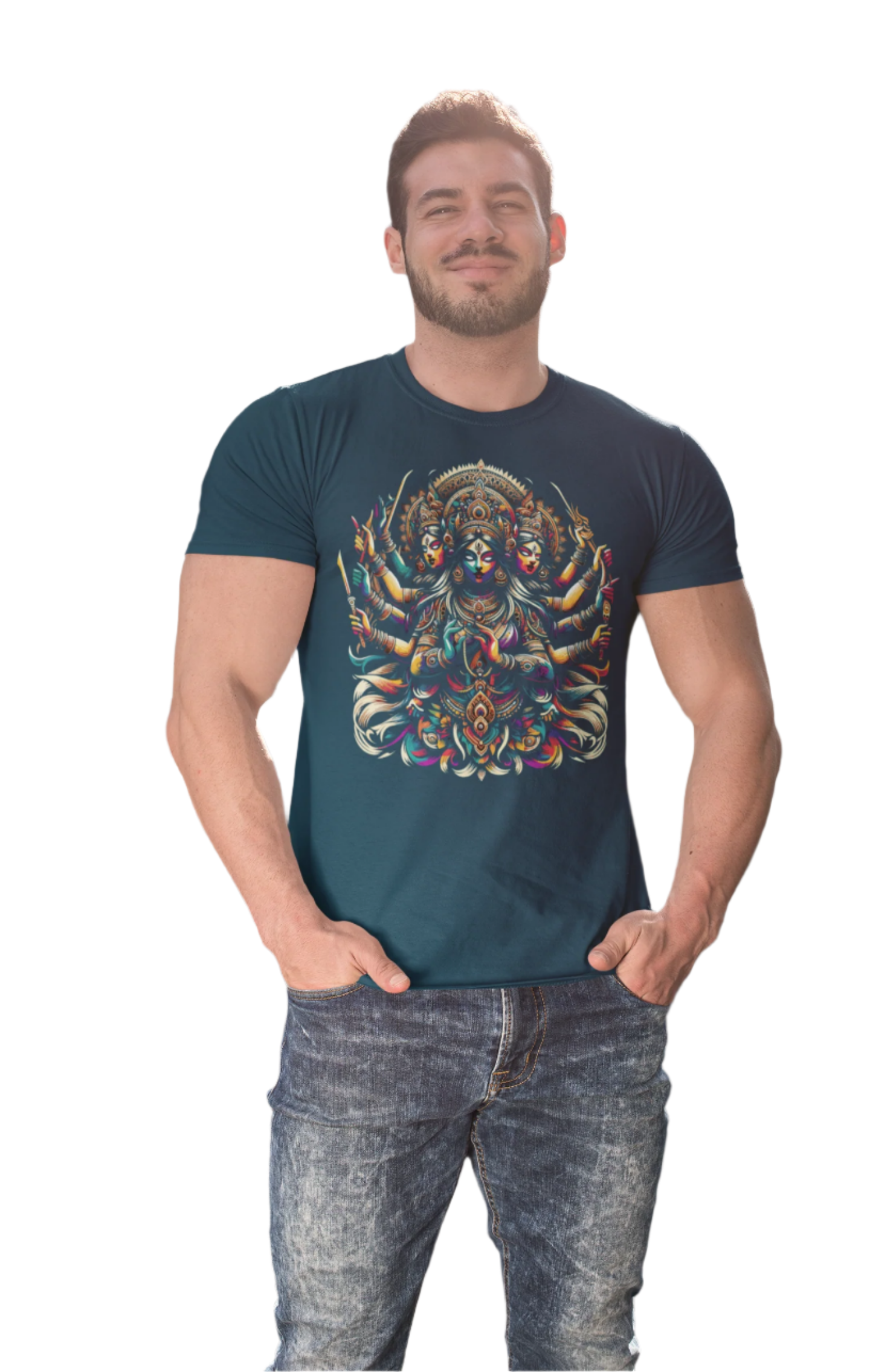 Durga Puja Bengali T Shirt For Men's