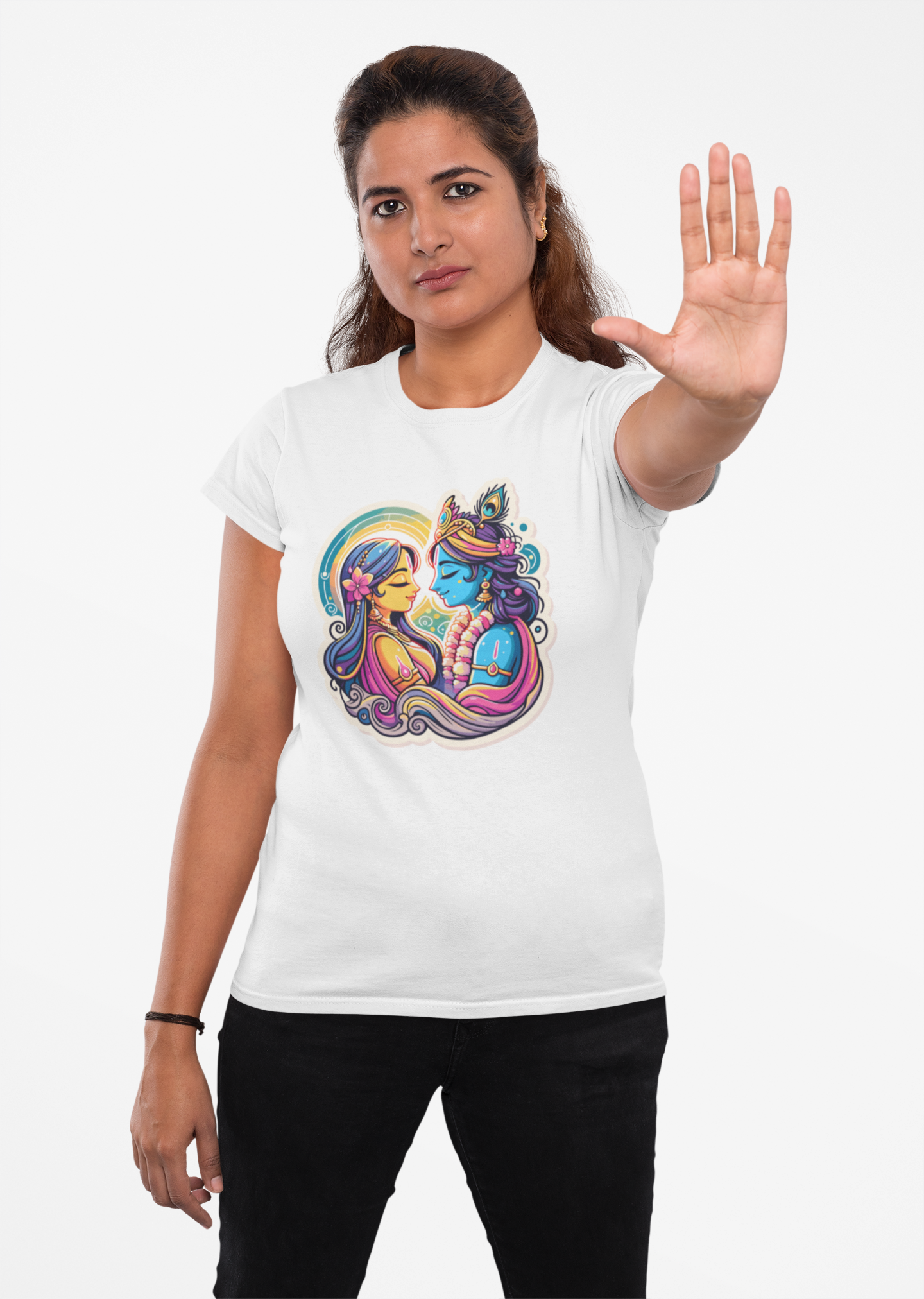 Radha Krishna janmashtami Women T Shirts