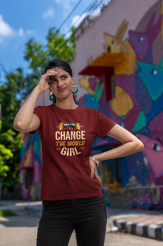 Change The World T Shirts For Women