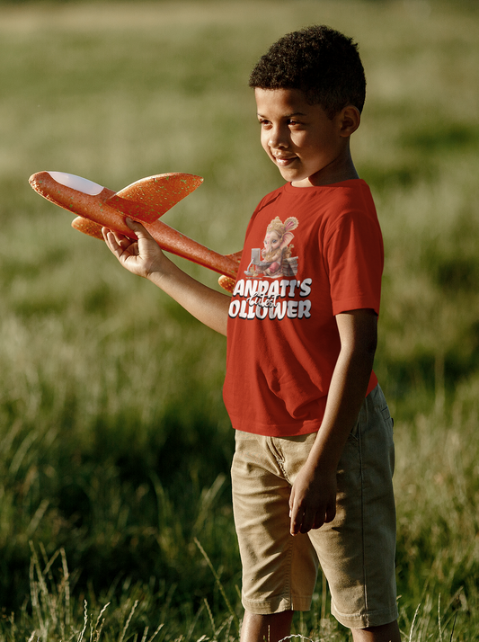 Ganpati's Cutest Follower Ganesh Chaturthi Boy's T Shirts