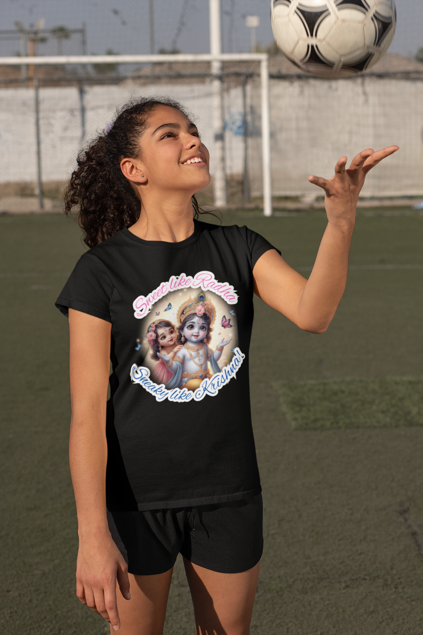 Sweet Like Radha Janmashtami Girl's T Shirts