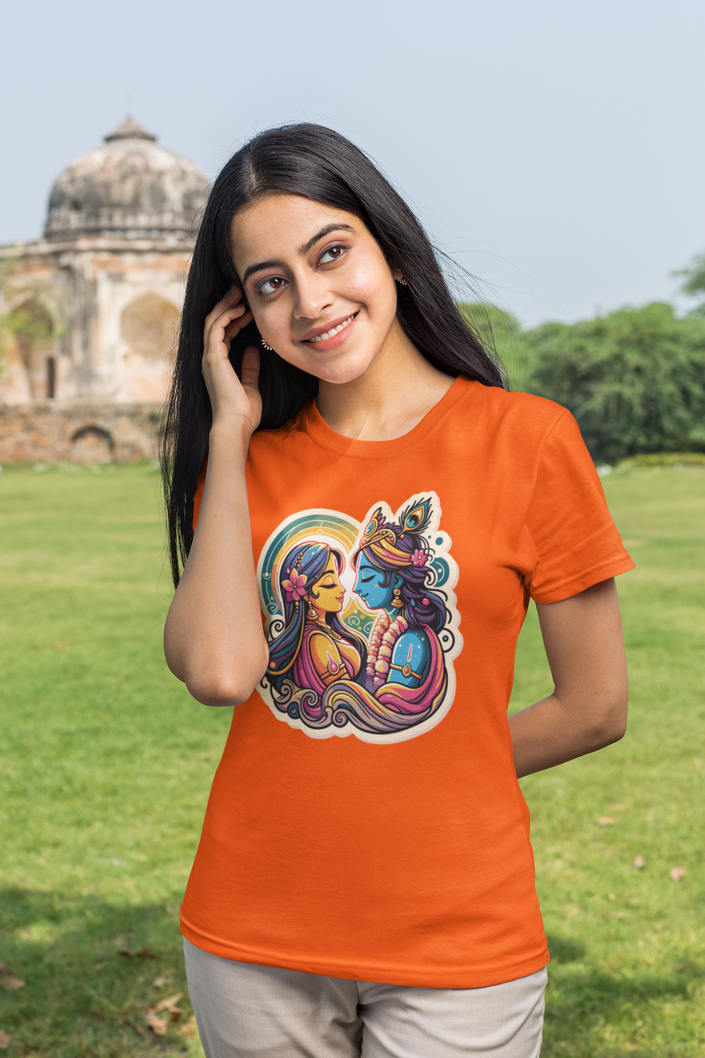 Radha Krishna janmashtami Women T Shirts