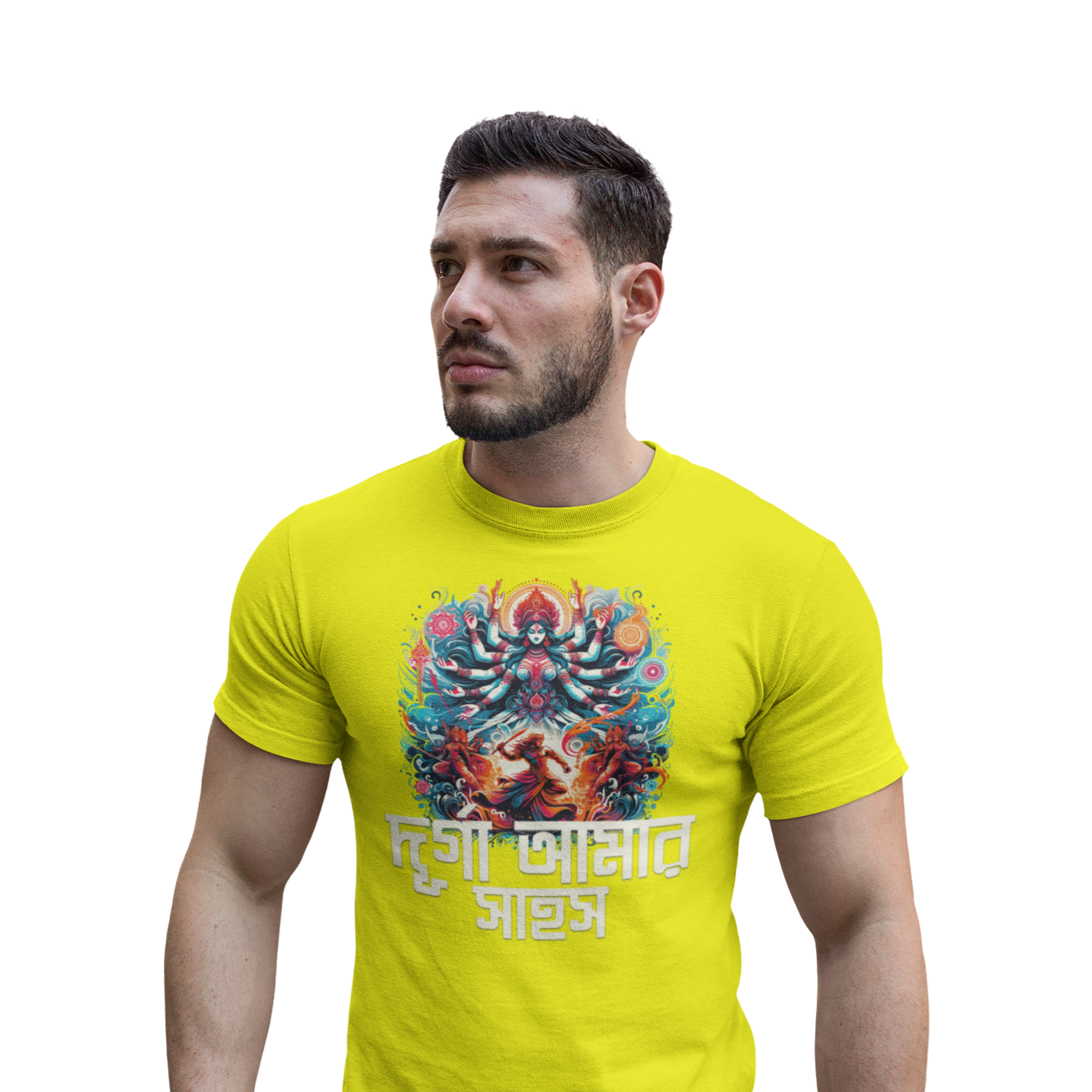 Durga Puja Bengali T Shirt For Men's