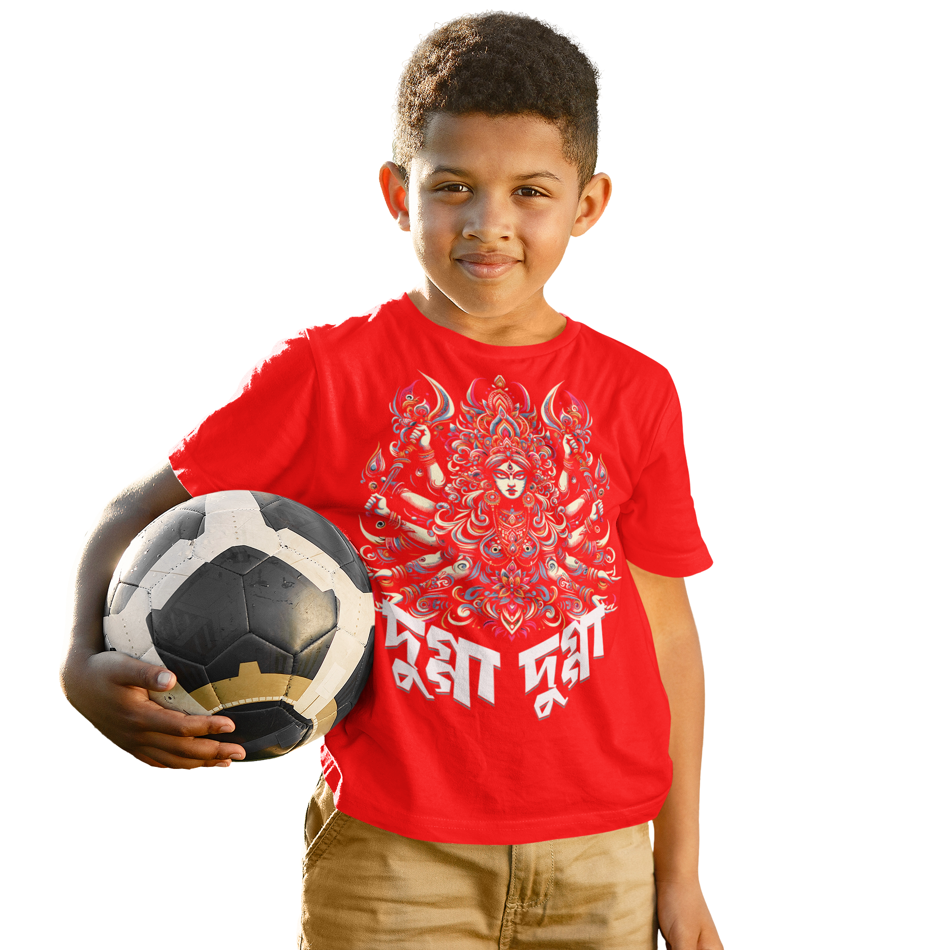 Durga Puja Bengali T Shirt For Boys