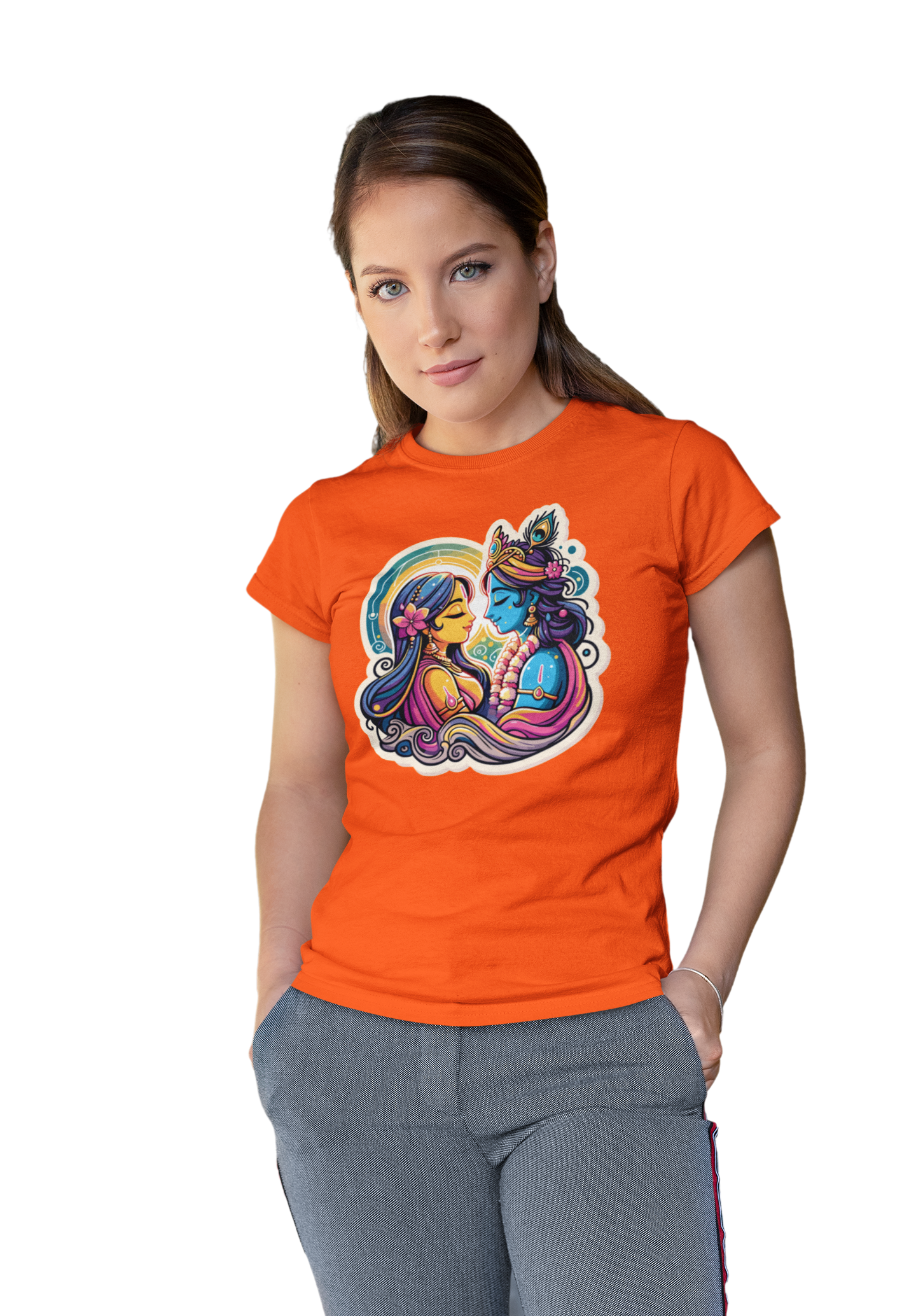 Radha Krishna janmashtami Women T Shirts