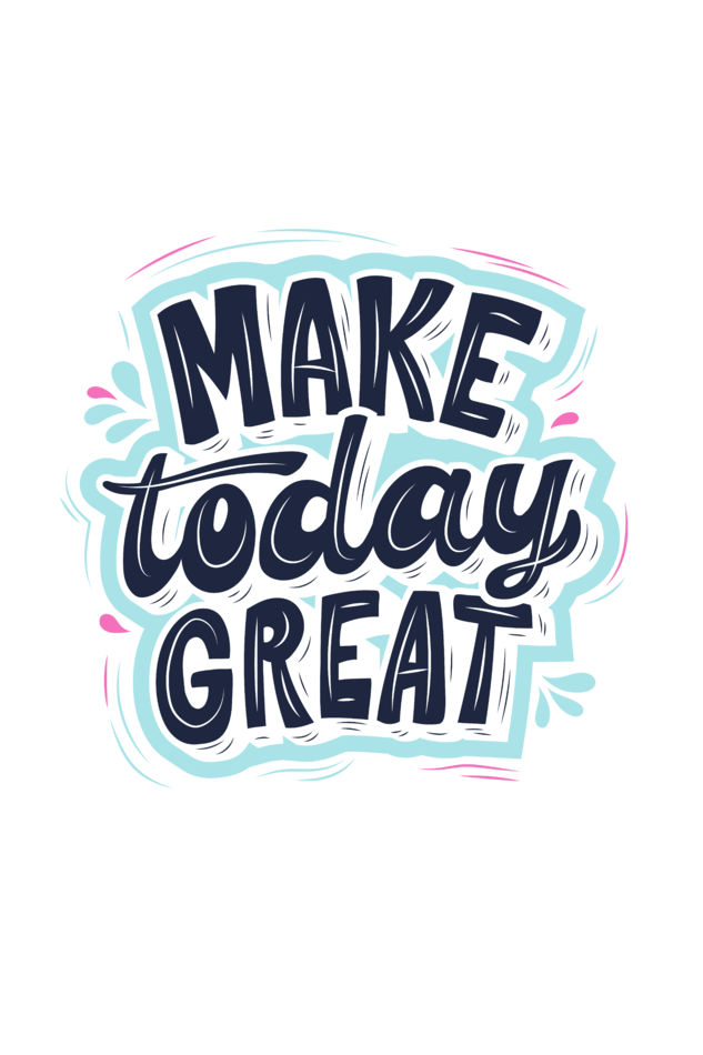 "Make Today Great" Hooded Sweatshirt for Girls and Women