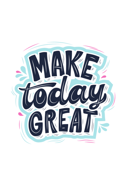 "Make Today Great" Hooded Sweatshirt for Girls and Women