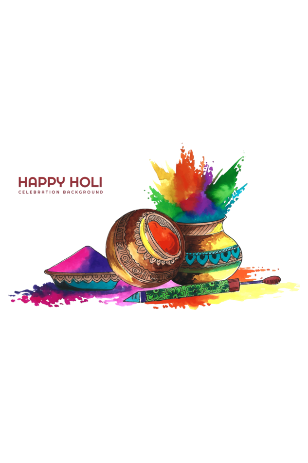 Happy Holi: Bursting Pots of Color Girls' Tee