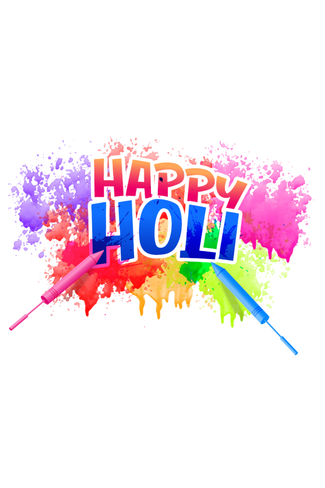 Happy Holi: Pichkari Splash Girls' Tee