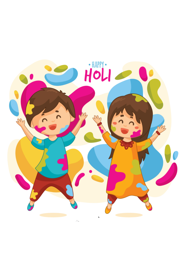 Happy Holi Dance: Boy-Girl Duo in Colorful Joy