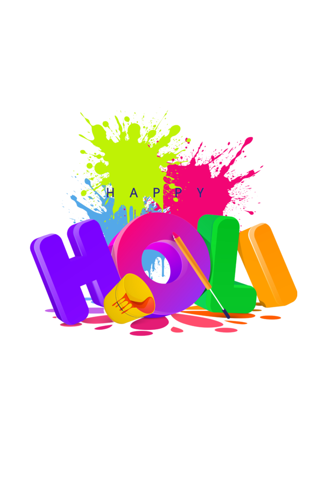 Cheerful Holi Splash: Color Bucket Tee