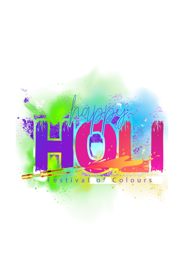 Color Extravaganza: Happy Holi Festival Tee