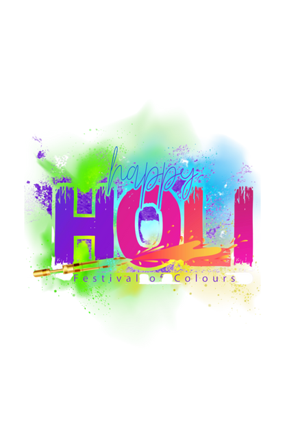 Color Extravaganza: Happy Holi Festival Tee