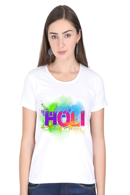 Color Extravaganza: Happy Holi Festival Tee